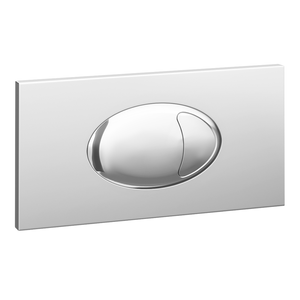 Cruze Large Chrome Push Button Plate