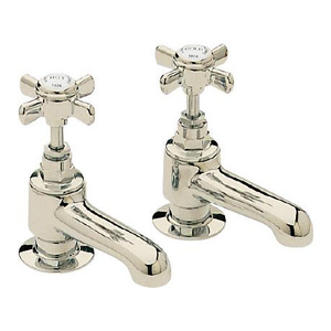Heritage - Dawlish Bath Pillar Taps - Vintage Gold
