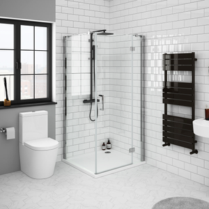 Apollo Frameless RH Hinged Door Square Enclosure 900x900mm