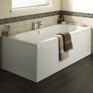 Nuie Otley Round Double Ended Bath (inc. Front + End Panel) 1700 x 700mm