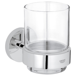 Grohe Essentials Glass Tumbler with Holder
