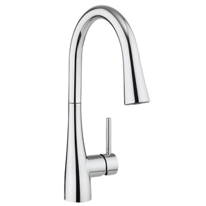 Crosswater Cook Side Lever Kitchen Mixer with Concealed Dual Function Spray