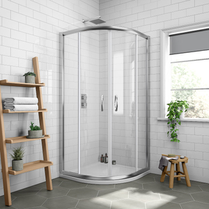 Newark Quadrant Shower Enclosure (Easy Fit - Various Sizes) 800 x 800mm