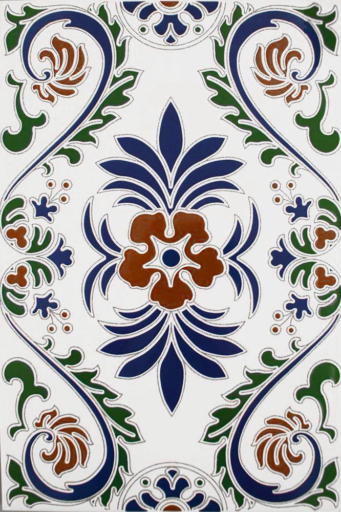 Granada Decorated Field Tiles