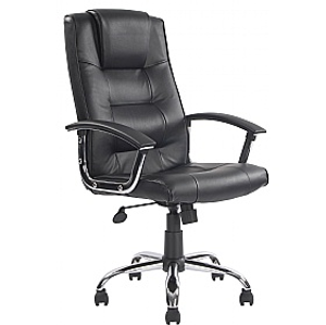 Loughborough Leather Faced Manager Chairs