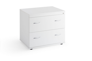 White Office Side Filing Cabinet 