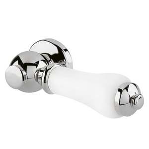 Old London Chrome Ceramic WC Lever