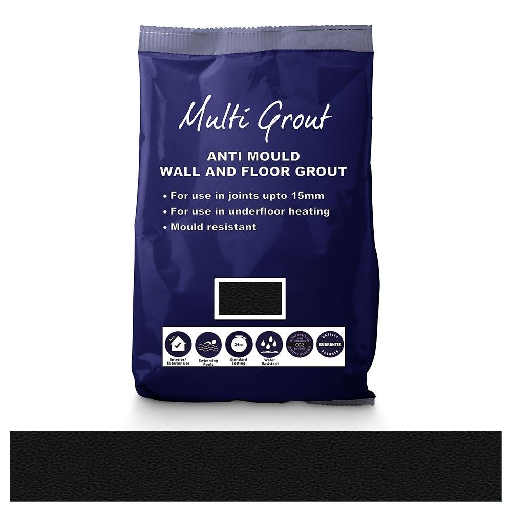 Antracite Anti-Mould Tile Grout 10kg