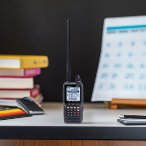 Yaesu fta-750l air-band transceiver with integral gps.