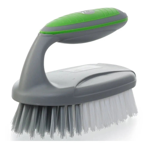 Shine Deluxe Soft Touch Scrubbing Brush Silver/Lime