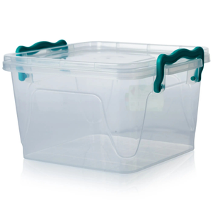 2.4 Litre Square Multi Plastic Storage Box [sq multi #1]