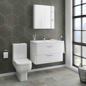 Radius 800 Vanity Unit & Modern Toilet Package