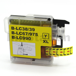 Compatible Brother LC-38Y Yellow Ink Cartridge - 260 pages