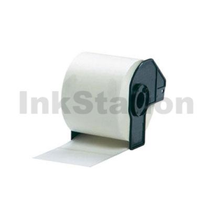 Compatible Brother DK-11202 Black Text on White Die-Cut Paper Label Roll 62mm x 100mm - 300 labels per roll