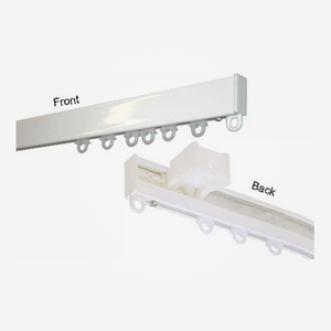 Silent Gliss 1080 White Curtain Rail
