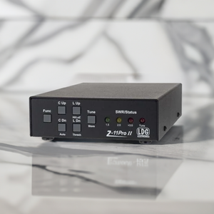 LDG Z-11ProII automatic antenna tuning unit covers a frequency range from 1.8 to 54.0 MHz.
