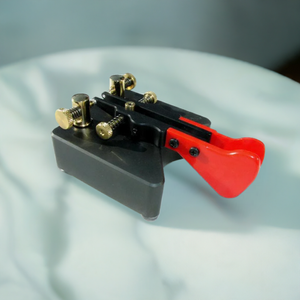 Begali Simplex professional key is a high-quality Morse code key designed for both amateur and professional radio operators