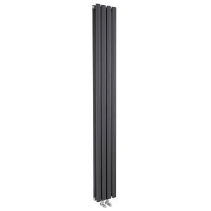 Hudson Reed - Revive Anthracite Designer Radiator - W237 x H1800mm
