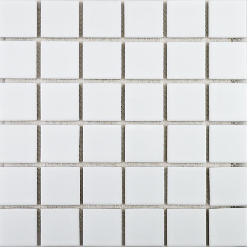 Gloss White Square Large Tiles