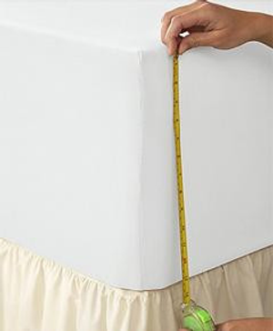 Double White 16" Extra Deep Fitted Sheet Polycotton Easy Care