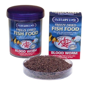 Interpet Bloodworm 4g Freeze Dried Food