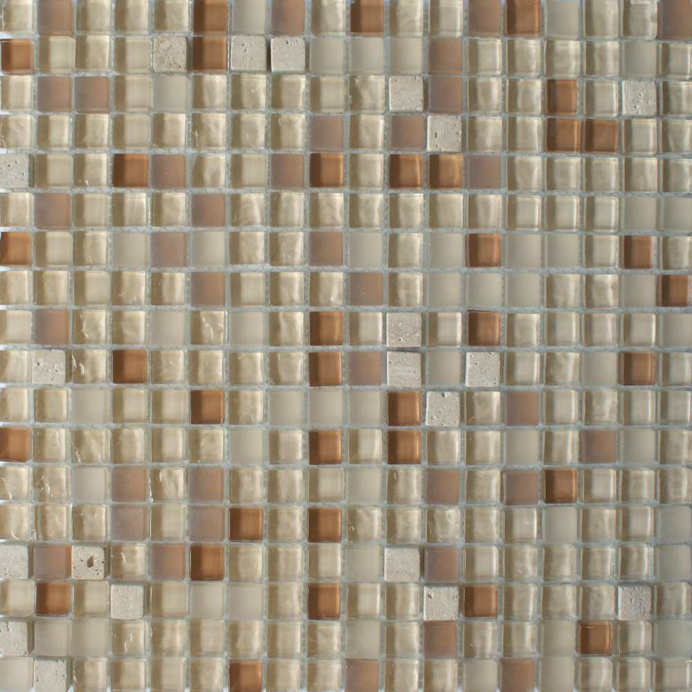 Crystal Beige Mosaic Tiles
