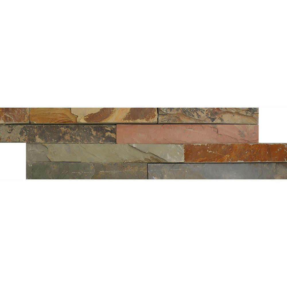 Ledgestone Thin Multi-Colour Split Face Tiles