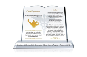Nursing Graduation Gift Plaque