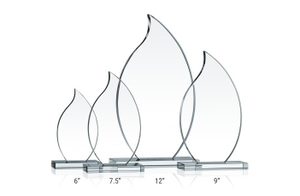 Crystal Flame Award Plaques