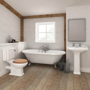 Legend Traditional Roll Top Bathroom Suite 1695mm Bath