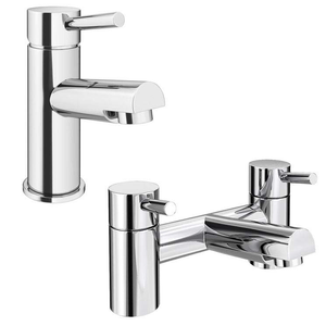 Cruze Modern Bathroom Tap Package (Bath + Basin Tap)
