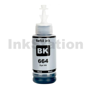 Compatible for Epson T664 EcoTank Black Ink Bottle