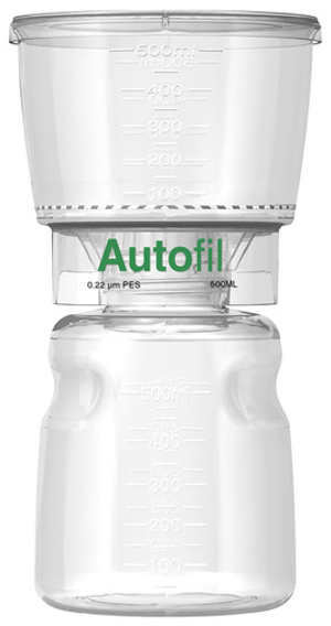1000mL Autofil® Polystyrene Vacuum Filtration System With .2 um PES Sterilizing Membrane, RNase and DNase Free, Individually Wrapped, Sterile, 12/CS