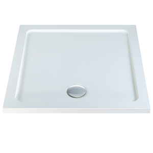 MX Elements Low Profile Square Shower Tray White 1200 x 1200mm