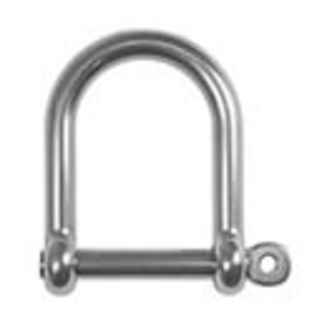 Wide D Shackle with Screw Pin - Essential Range