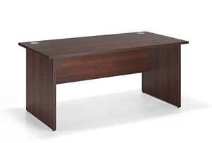 Walnut Panel Ended Office Desk 