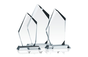 Crystal Peak Award Plaques