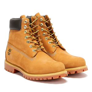 Timberland Premium 6-Inch Men's Wheat Nubuck Leather Boots