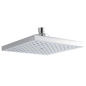 Nuie Square Fixed Shower Head 200 x 200mm - Chrome