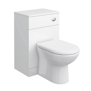 Cove 500mm Back to Wall Toilet Unit with Concealed Cistern &amp; Soft Close Seat - Depth 330mm