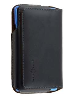Extra-tough Genuine Leather ShineColours belt pouch - Bumper Case Compatible