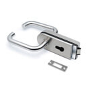 Door Lock for Glass - D Shape - Lever Handle