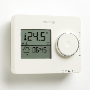 Warmup Tempo Digital Programmable Thermostat Porcelain White