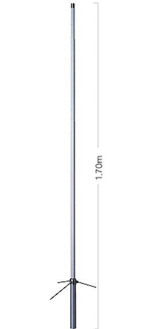 Diamond X-50 is a 2m 70cm base station vertical antenna with an SO-239 connector.