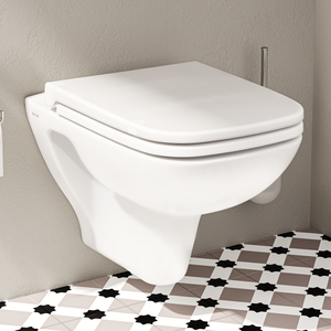 VitrA S20 Model Wall Hung Short Projection (48cm) Pan Soft Close Hinge Seat