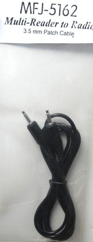 Mfj-5162 - mfj-461 or 462b to radio 3.5mm patch cable.