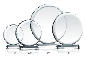 Crystal Sunflower Award Plaques