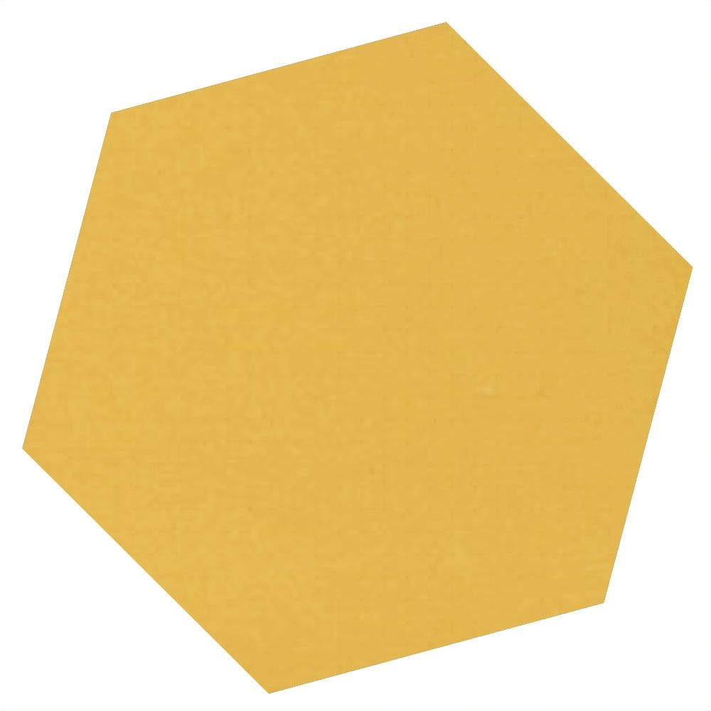 Ochre Yellow Hexagon Tiles