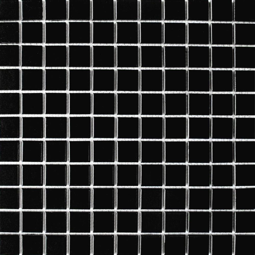 Matt Black Square Small Tiles