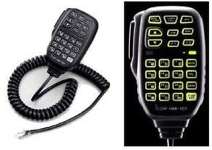Icom HM-151 Remote Control Microphone – For IC-7000 / IC-7100 Transceiver.